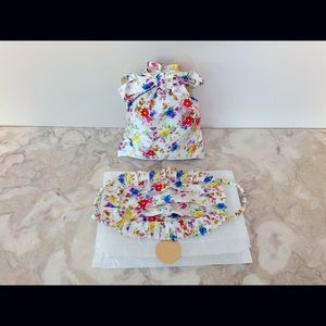 The Vampire’s Wife Meadow silk face mask and bag